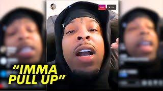 21 Savage THREATENS Kendrick Lamar For Blackballing His Career  Warns A Fight [upl. by Theona]