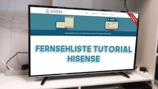 HISENSE TV  Fernsehliste installieren [upl. by Althea]