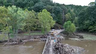 Low Water Bridge in Fries Virginia [upl. by Nessaj]