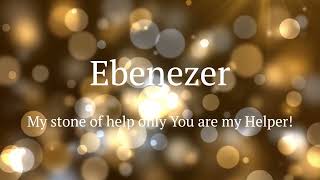 EBENEZER  Nathaniel Bassey feat Victoria Orenze  REPEAT CHORUS lyrics [upl. by Amlus]