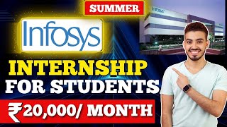 Infosys Summer Internship  Internships for College Students  Infosys Instep Internship [upl. by Awad]