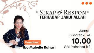 Rehobot Womans Ministry with Ibu Mabelle Bahari 15 Maret 2024 [upl. by Dinerman]