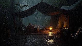 Overcome Insomnia at Night  Get a Good Nights Sleep Faster by Listening to the Sound of Rain [upl. by Ellenwahs]