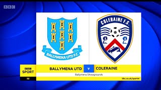 Ballymena vs coleraine 14 September 2019 [upl. by Gregorio902]