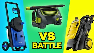 Karcher k5 vs Nilfisk Core 140 vs Ava P55 Go  Best Electric Pressure Washer for Car Detailing [upl. by Einahpad]