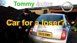 Back road warrior Or the ultimate losers car Nissan Micra k12 review by Tommy Autos [upl. by Ahsekel]