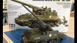 Building the Tamiya 135 M40 Self Propelled 155mm Gun [upl. by Eenwat]