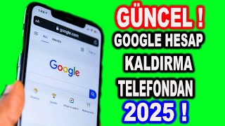 Google Hesap Kaldırma  Gmail Hesap Silme  GÜNCEL 2025 [upl. by Llener387]