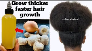 HOW TO MAKE ONION GINGER amp GARLIC OIL FOR HAIR GROWTH How to use onion garlic amp ginger oil for hair [upl. by Cohn159]