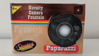 Standard Fireworks  Paparazzi Fountain  UK Landed Footage [upl. by Biegel]