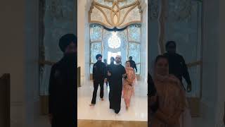 Indian Singer Diljit Dosanjh Visited Sheikh Zayed Mosque diljitdosanjh indiansinger mosque [upl. by Dorelia461]