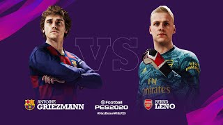 Bernd Leno vs Antoine Griezmann Javi Martinez Nassim Boujellab  PES2020 tournament [upl. by Mercuri]