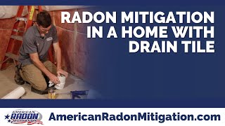 Installing a Radon System in a Home with Drain Tile [upl. by Salena]