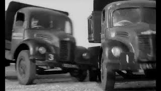 Адские водителиHell Drivers 1957  car chase  crash scene [upl. by Clerc417]