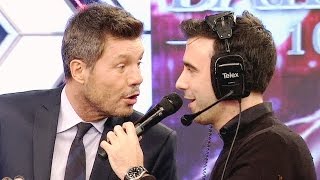 Marcelo Tinelli apuró a Fede Hoppe sobre el tamaño de su auto [upl. by Enomed]