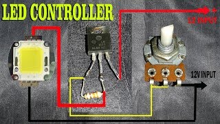 Easily make12v led light controller [upl. by Tnomel]