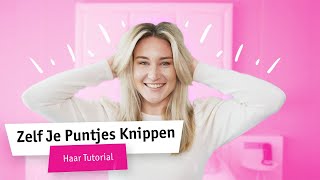 Zo werk je zelf eenvoudig je puntjes bij  Haar tutorial  Kruidvat [upl. by Dhumma]