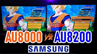 SAMSUNG AU8000 vs AU8200 Smart TVs 4K HDR  DYNAMIC CRYSTAL COLOR [upl. by Gifferd]