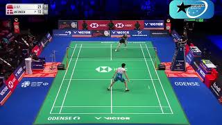 Anders Antonsen Denmark Vs Shi Yu Qi China  Denmark Open 2024 [upl. by Shae]