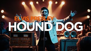 Elvis Presley  Hound Dog Lyrics [upl. by Kerr65]