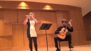 Liebermann  Sonata for Flute and Guitar Op 25 [upl. by Eyllom]