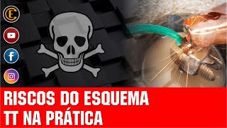 RISCOS DO ESQUEMA DE ATERRAMENTO TT – TEORIA E PRÁTICA [upl. by Loutitia]