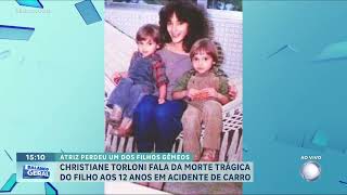 Christiane Torloni fala sobre a morte trágica do filho de 12 anos  Balanço Geral [upl. by Nah910]