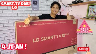 Unboxing dan Review Tv LG 43 Smart Tv  LG 43LM5750PTC [upl. by Azzil]