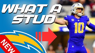 Los Angeles Chargers Get Great Justin Herbert News [upl. by Fleurette]