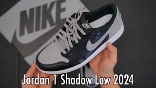 Jordan 1 Low Shadow 2024 Styling Review and On foot [upl. by Eatnuhs]