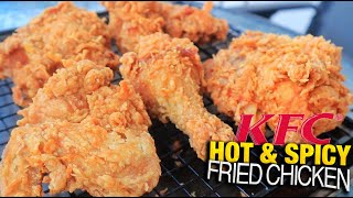 How To Make JAMAICAN KFC SPICY FRIED CHICKEN At Home  Detailed Recipe For PERFECTION  Hawt Chef [upl. by Anawt]