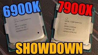 i9 7900x vs i7 6900k Showdown  SkylakeX vs BroadwellE [upl. by Hessney]