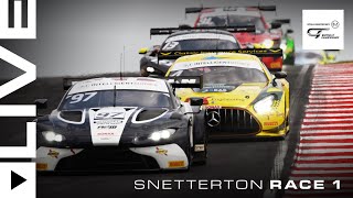 LIVE  Race 1  Snetterton  Intelligent Money British GT Championship [upl. by Olympie]