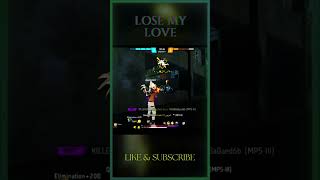 Lose My Love  SR28PRO  SR28PRO mahadevproduction freefire booyah FreeFire2024 [upl. by Savitt]