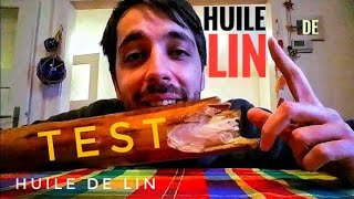 Huile de lin test [upl. by Kwang]