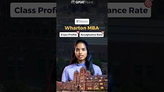 Wharton MBA program  Class Profile Acceptance rate [upl. by Linehan]