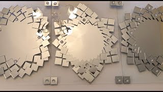 Wall Decor Ideas  Frameless Mirrored Wall Art [upl. by Abrahan]