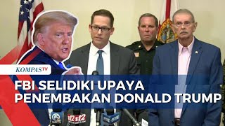 Pria Bersenjata Dekati Donald Trump saat Main Golf Begini Keterangan FBI [upl. by Llahsram]