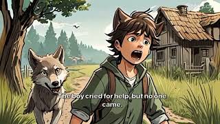 The Boy Cried Wolf  story com  The Best Moral of the storys for kids [upl. by Odrareg71]