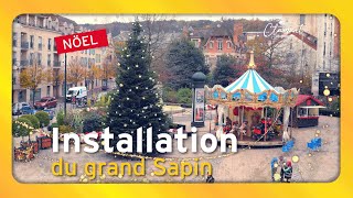 Installation du Sapin de lHôtel de Ville de Clamart 🎄 [upl. by Trilby709]