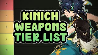 Kinich Weapons Claymores Tier List  Genshin Impact [upl. by Ikiv]