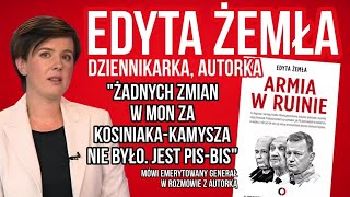 ARMIA W RUINIE CZYLI CO ZROBIŁ MACIEREWICZ I BŁASZCZAK ORAZ CO ROBI KOSINIAKKAMYSZ  EDYTA ŻEMŁA [upl. by Mariken]