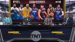 2024 NBA AllStar Reserves Announcement [upl. by Enellij37]