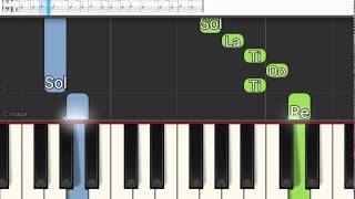 Passepied very easy piano tutorial by Francesca Fidotta [upl. by Fe890]