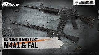 Advanced Tutorial M4A1 amp FAL  Arena Breakout Gunsmith Mastery [upl. by Eednus]