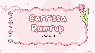 CarrissaRamrup  DemoReel [upl. by Aicemat631]