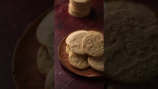 Easy embossed Rolling Pin Shortbread Cookie recipe  Recipe link in description [upl. by Daffodil954]