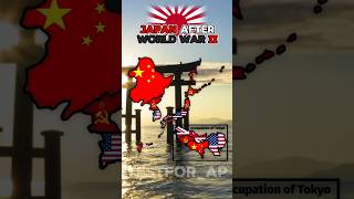 Japan after world war 2 may not be accurate history maps geography japan japanempire [upl. by Kemppe]