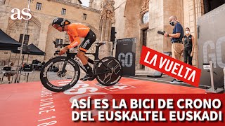 LA VUELTA 2021  Las características de la ORBEA ORDU del EUSKALTEL EUSKADI en la crono de BURGOSAS [upl. by Enial]