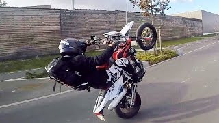 MACHINE A WHEELING Supermoto HUSQY 510 SMR [upl. by Lichter733]